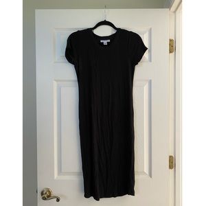 Black Fitted Maternity Dress